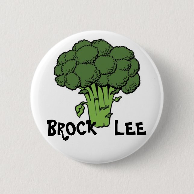 Badge Rond 5 Cm Goupille de BROCK LEE (Devant)