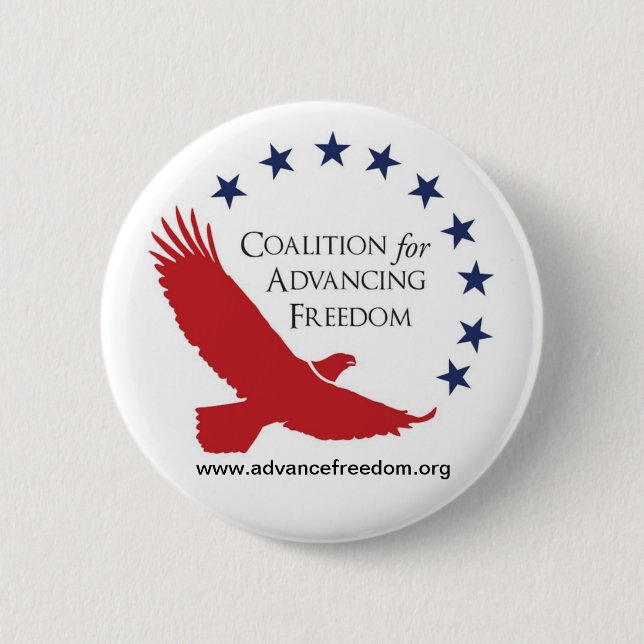 Badge Rond 5 Cm Goupille de CAF (Devant)