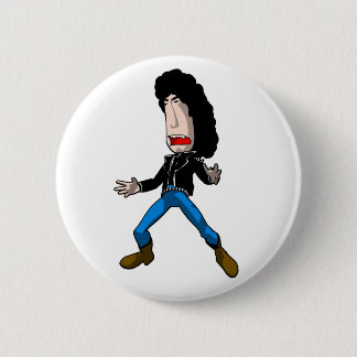 Badge Rond 5 Cm goupille de cri en métal