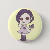 goupille de fille de zombi