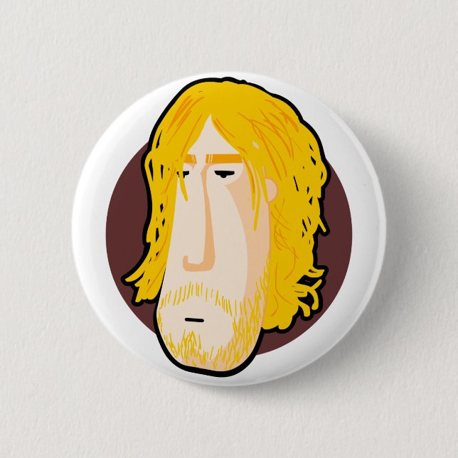 Badge Rond 5 Cm goupille de grungeface (Devant)