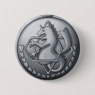 Badge Rond 5 Cm Goupille de montre de poche d'alchimiste de
