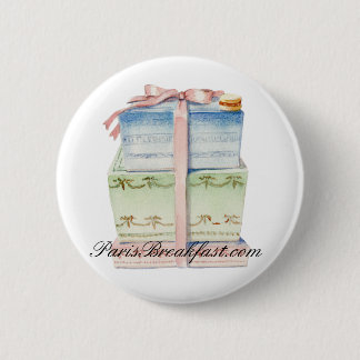 Badge Rond 5 Cm Goupille de Paris Macarons