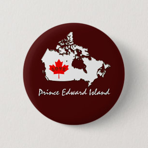 Badge Rond 5 Cm Goupille de province du Canada de personnaliser