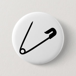 Badge Rond 5 Cm Goupille de sécurité