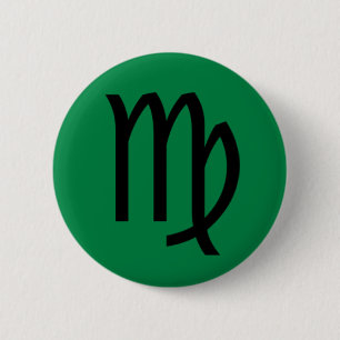 Badge Rond 5 Cm Goupille de Vierge