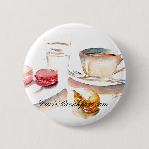 Badge Rond 5 Cm Goupille FRANÇAISE de THÉ