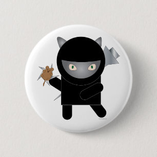 Badge Rond 5 Cm goupille ninja