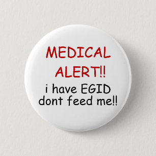 Badge Rond 5 Cm Goupille VIGILANTE MÉDICALE