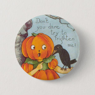 Badge Rond 5 Cm goupille vintage de Halloween