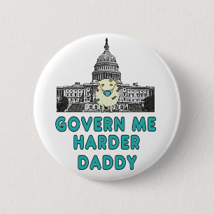 Badge Rond 5 Cm Govern Me Harder Daddy
