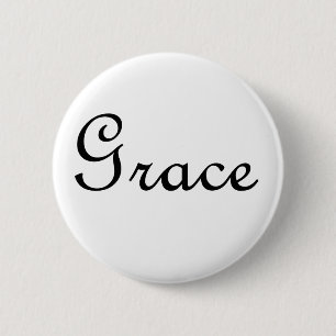 Badge Rond 5 Cm Grâce