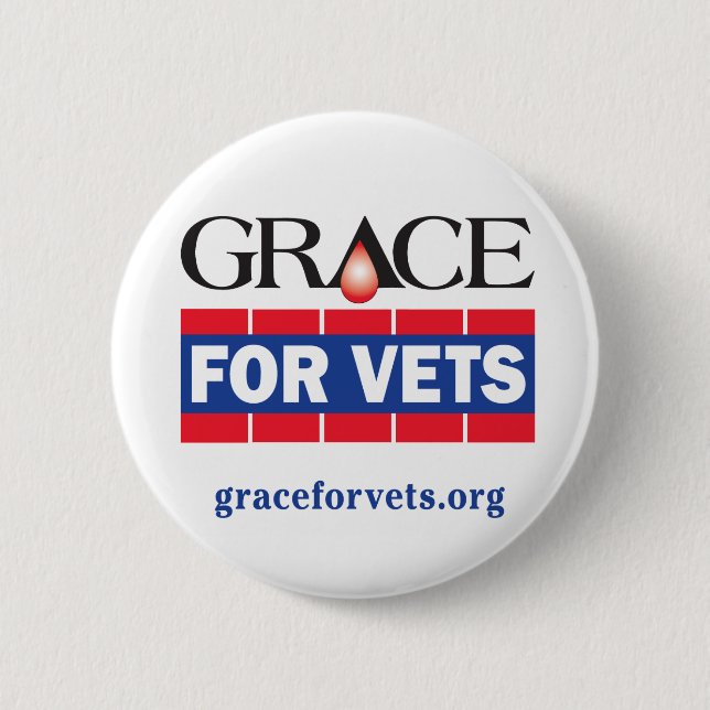Badge Rond 5 Cm Grâce pour des vétérinaires (Devant)