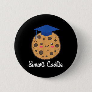 Badge Rond 5 Cm Graduation Cl De 2025 Smart Cookie Graduation Grad
