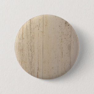 Badge Rond 5 Cm Grains de bois texturés blancs blanchis