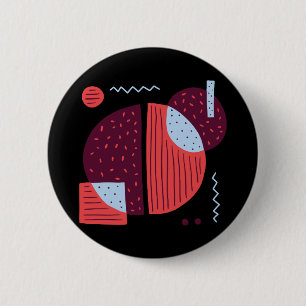 Badge Rond 5 Cm Grains de café