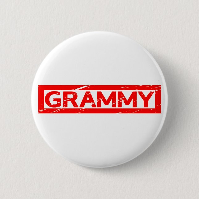Badge Rond 5 Cm Grammy Stamp (Devant)