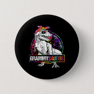 Badge Rond 5 Cm Grammysaurus dinosaure Grammy Saurus famille appar