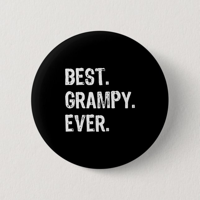 Badge Rond 5 Cm Grampy Ever Funny Cool  (Devant)