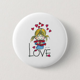 Badge Rond 5 Cm Grand amour FL-004