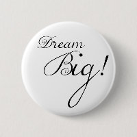 Grand bouton de motivation rêveur