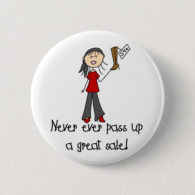 Badge Rond 5 Cm Grand bouton de vente (Devant)
