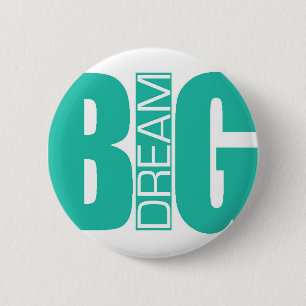 Badge Rond 5 Cm Grand" bouton "rêveur