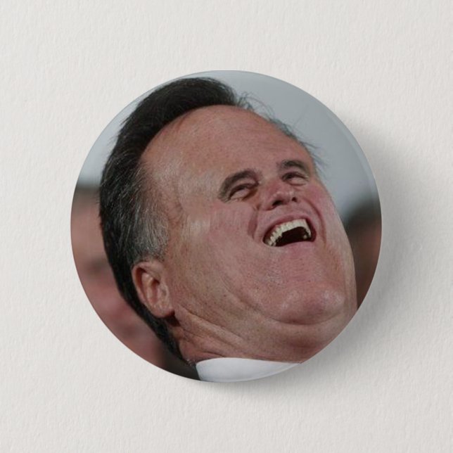 Badge Rond 5 Cm Grand gant de rires étouffés (Devant)