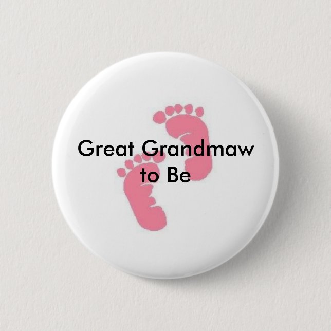 Badge Rond 5 Cm Grand Grandmaw à être (Devant)