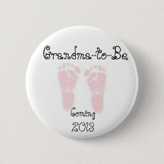 Badge Rond 5 Cm Grand-maman-à-Est, le Pin