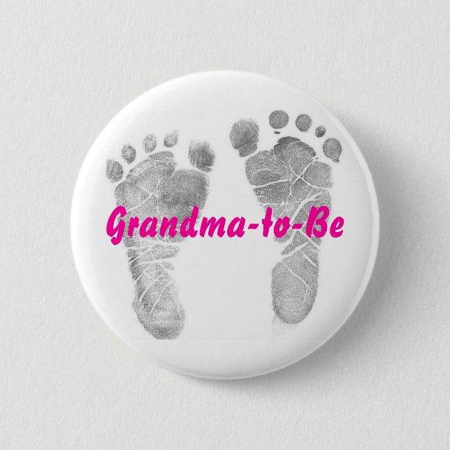 Badge Rond 5 Cm Grand-maman-à-Soyez (Devant)