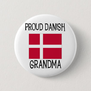 Badge Rond 5 Cm Grand-maman danoise fière