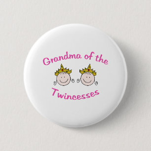 Badge Rond 5 Cm Grand-maman de Twincess