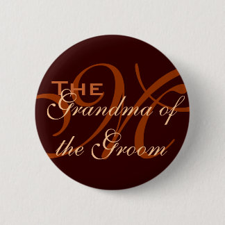 Badge Rond 5 Cm Grand-maman du bouton de marié