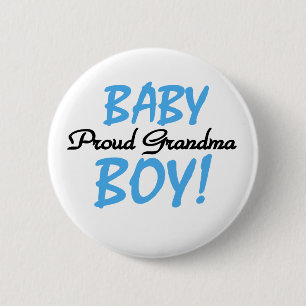 Badge Rond 5 Cm Grand-maman fière de bébé