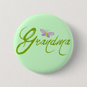 Badge Rond 5 Cm Grand-mère
