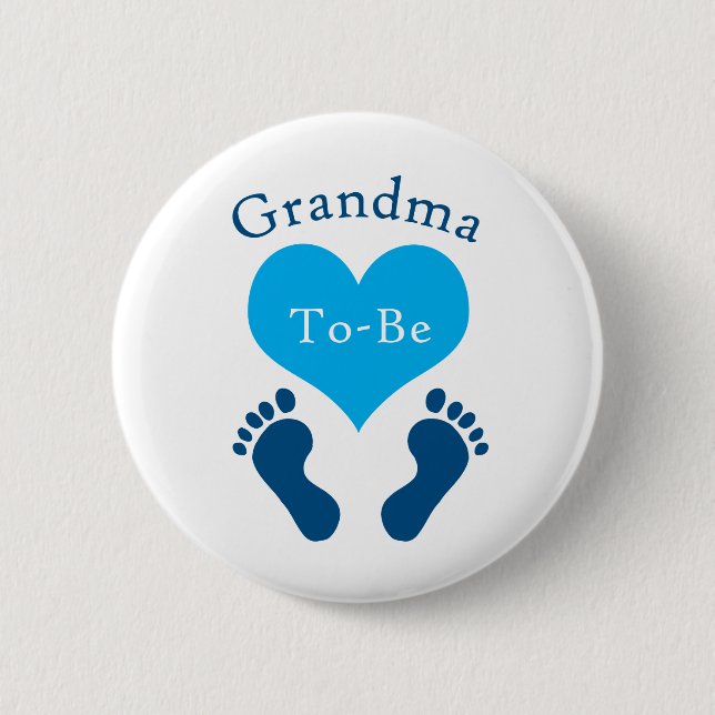 Badge Rond 5 Cm Grand-mère à devenir (Devant)