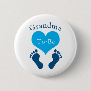 Badge Rond 5 Cm Grand-mère à devenir
