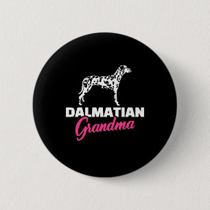 Badge Rond 5 Cm Grand-mère dalmate