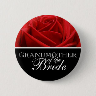 Badge Rond 5 Cm Grand-Mère De L'Épouse Mariage Pins