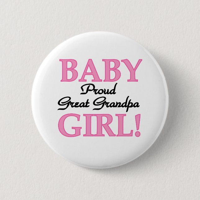 Badge Rond 5 Cm Grand-papa fier de bébé grand (Devant)