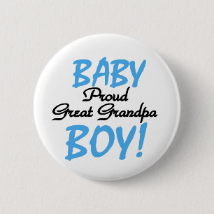 Badge Rond 5 Cm Grand-papa fier de bébé grand