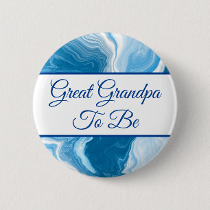 Badge Rond 5 Cm Grand-Père À Être   Baby shower du garçon