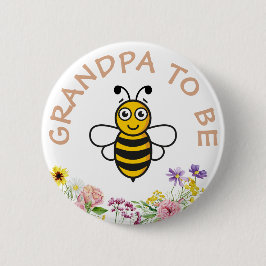 Badge Rond 5 Cm Grand-Père À Être Douce Comme Il Peut Être