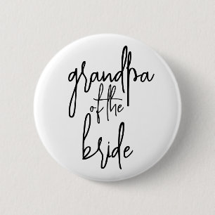 Badge Rond 5 Cm Grand-père du bouton de la mariée