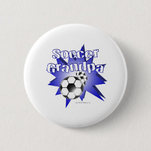 Badge Rond 5 Cm Grand-père du football
