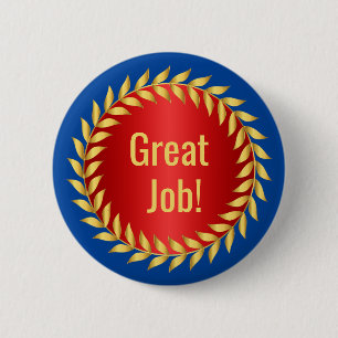 Badge Rond 5 Cm Grand Prix Motivation de l'emploi