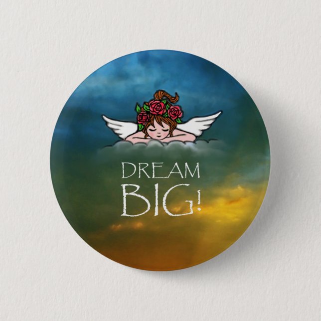 Badge Rond 5 Cm Grand rêveur (Devant)