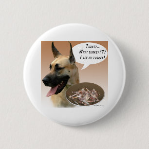 Badge Rond 5 Cm Grande Dane Turquie - Bouton