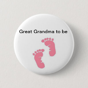 Badge Rond 5 Cm Grande grand-maman à être
